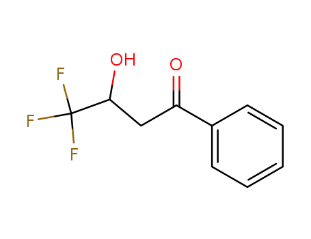 Molecular Structure of 1524-15-8 (4,4,4-TRIFLUORO-3-HYDROXY-1-PHENYLBUTANE-1-ONE)