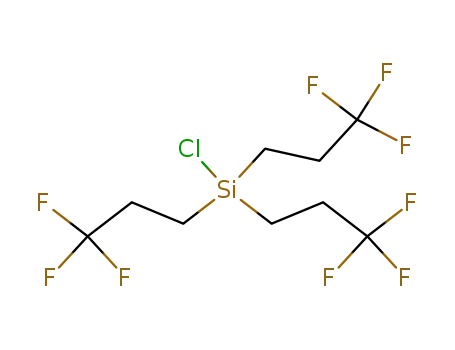 Molecular Structure of 682-37-1 (Silane, chlorotris(3,3,3-trifluoropropyl)-)