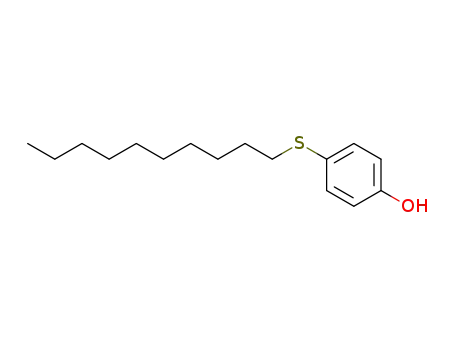 Molecular Structure of 24312-62-7 (Phenol, 4-(decylthio)-)