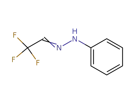 Molecular Structure of 81963-42-0 (Acetaldehyde, trifluoro-, phenylhydrazone)