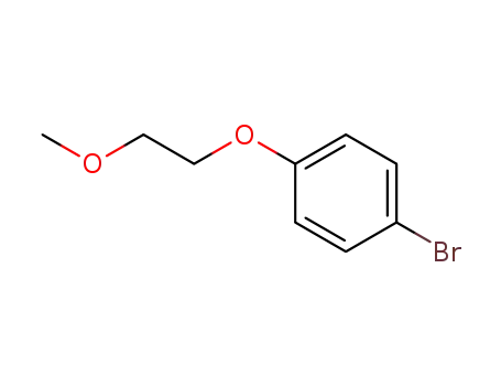 Molecular Structure of 39255-23-7 (1-bromo-4-(2-methoxyethoxy)benzene)