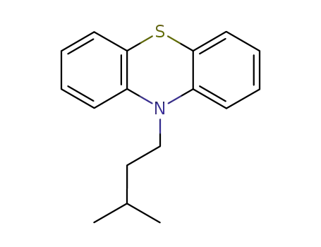Molecular Structure of 5909-55-7 (10H-Phenothiazine, 10-(3-methylbutyl)-)
