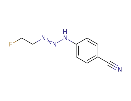 4-[(2E)-3-(2-fluoroethyl)triaz-2-en-1-yl]benzonitrile