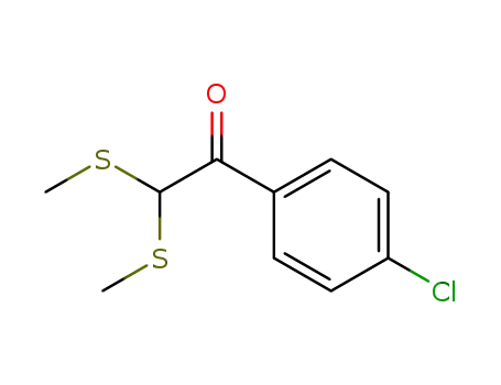 Ethanone, 1-(4-chlorophenyl)-2,2-bis(methylthio)-