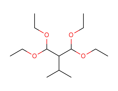 Molecular Structure of 30989-71-0 (2-(diethoxymethyl)-1,1-diethoxy-3-methyl-butane)