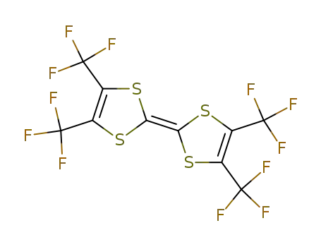 Molecular Structure of 26393-26-0 (2-[4,5-bis(trifluoromethyl)-1,3-dithiol-2-ylidene]-4,5-bis(trifluoromethyl)-1,3-dithiole)