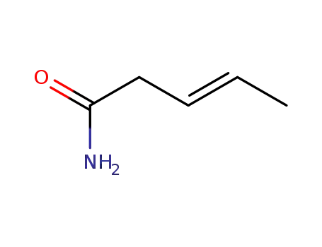 Molecular Structure of 133099-99-7 (3-Pentenamide, (E)-)