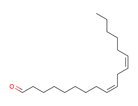 Molecular Structure of 2541-61-9 ((9Z,12Z)-9,12-Octadecadienal)