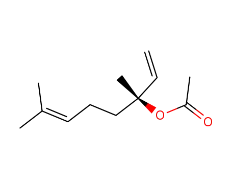 Molecular Structure of 16509-46-9 ((R)-linalyl acetate)
