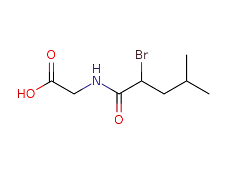 2-[(2-bromo-4-methyl-pentanoyl)amino]acetic acid