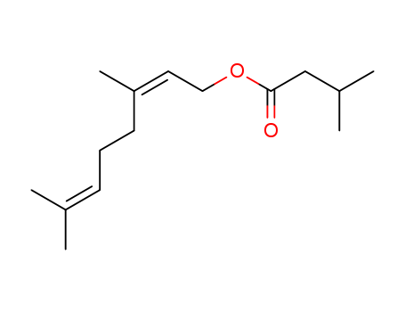 Butanoic acid,3-methyl-, (2Z)-3,7-dimethyl-2,6-octadien-1-yl ester