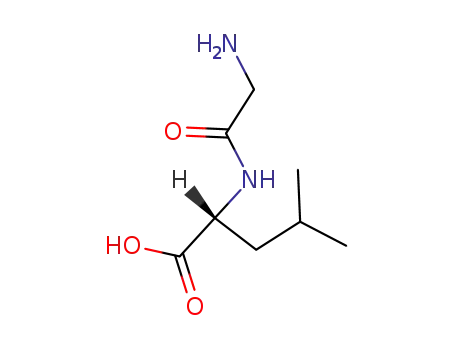 Molecular Structure of 688-13-1 (GLYCYL-D-LEUCINE)