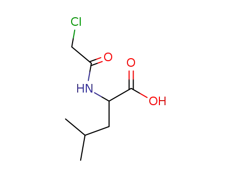 Molecular Structure of 7154-83-8 (CHLOROACETYL-DL-LEUCINE)