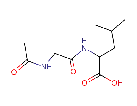 Leucine,  N-(N-acetylglycyl)-  (9CI)