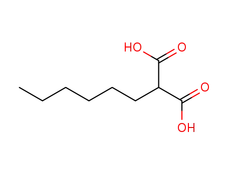 Molecular Structure of 3974-36-5 (HexylMalonicAcid)