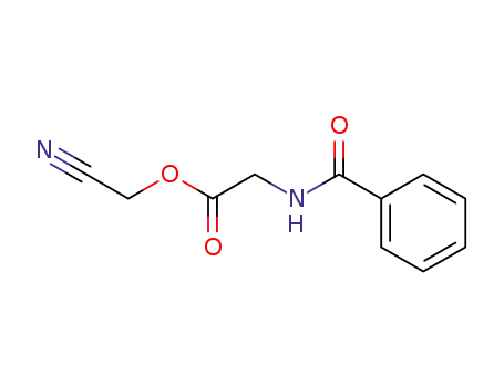 cyanomethyl (benzoylamino)acetate