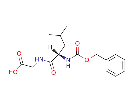 2-[[4-methyl-2-(phenylmethoxycarbonylamino)pentanoyl]amino]acetic acid