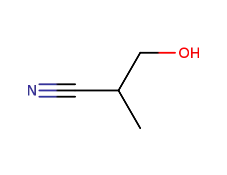 Molecular Structure of 2567-01-3 (3-hydroxy-2-methylpropiononitrile)