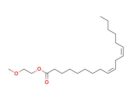 Molecular Structure of 25525-75-1 (2-methoxyethyl (9Z,12Z)-octadeca-9,12-dienoate)