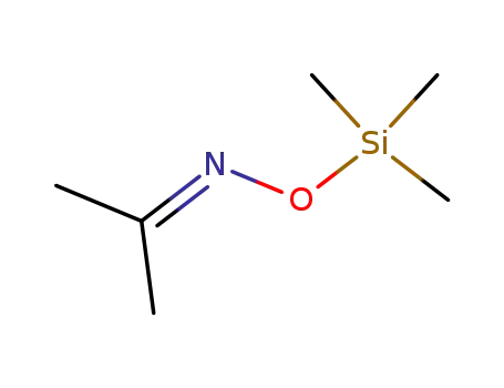 Molecular Structure of 7450-22-8 (2-Propanone, O-(trimethylsilyl)oxime)