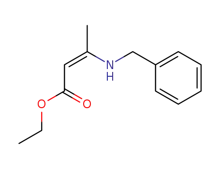 2-Butenoic acid, 3-[(phenylmethyl)amino]-, ethyl ester, (2Z)-