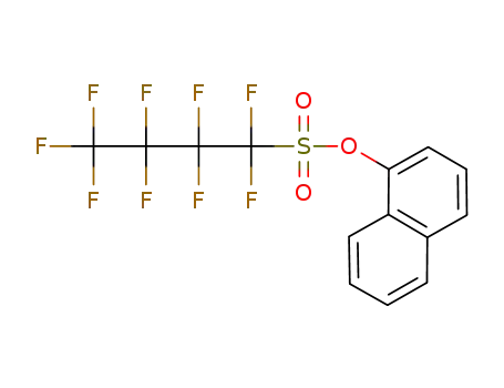 Molecular Structure of 32848-17-2 (naphthalen-1-yl 1,1,2,2,3,3,4,4,4-nonafluorobutane-1-sulfonate)