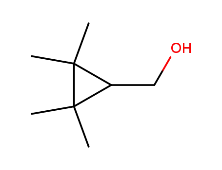 Molecular Structure of 2415-96-5 (2,2,3,3-Tetramethylcyclopropanemethanol)