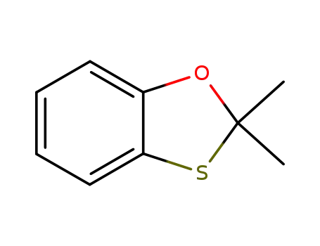 Molecular Structure of 7740-07-0 (1,3-Benzoxathiole, 2,2-dimethyl-)