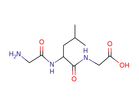 Molecular Structure of 59685-29-9 (Glycine, N-(N-glycyl-DL-leucyl)-)