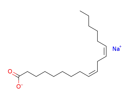 Molecular Structure of 822-17-3 (LINOLEIC ACID SODIUM SALT)
