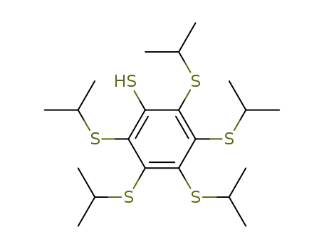Benzenethiol, pentakis[(1-methylethyl)thio]-
