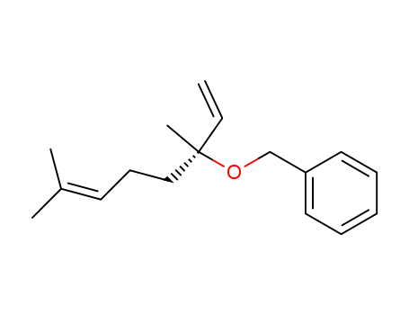 Benzene, [[(1-ethenyl-1,5-dimethyl-4-hexenyl)oxy]methyl]-, (R)-