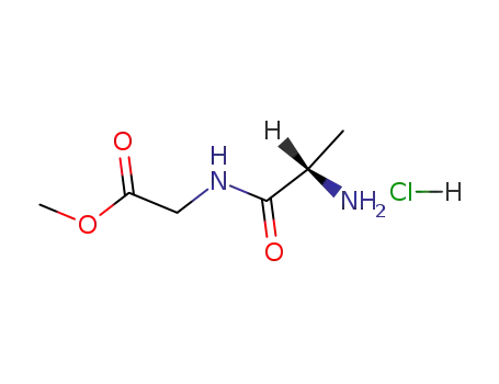 Molecular Structure of 23404-09-3 (H-ALA-GLY-OME HCL)