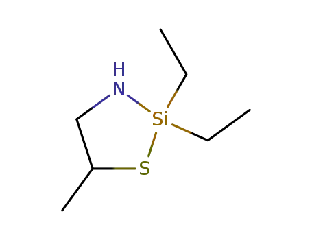 1-Thia-3-aza-2-silacyclopentane,2,2-diethyl-5-methyl-