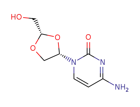 Molecular Structure of 145918-75-8 (TROXACITABINE)