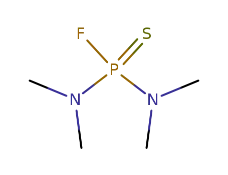 N-[dimethylamino(fluoro)phosphinothioyl]-N-methylmethanamine