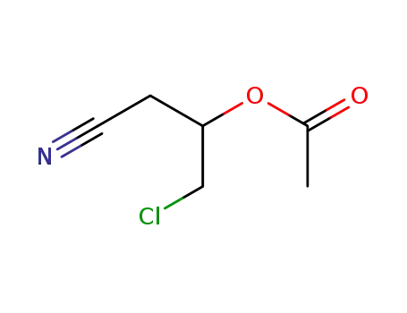 (1-chloro-3-cyano-propan-2-yl) acetate