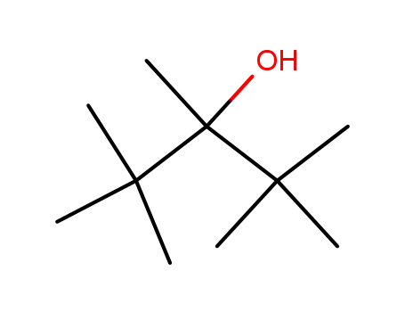 Molecular Structure of 5857-69-2 (2,2,3,4,4-pentamethylpentan-3-ol)