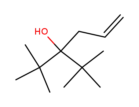 Molecular Structure of 754-56-3 (5-Hexen-3-ol, 3-(1,1-dimethylethyl)-2,2-dimethyl-)
