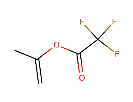 Molecular Structure of 400-39-5 (Trifluoroacetic acid 1-methylethenyl ester)