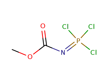 Molecular Structure of 25147-05-1 (Carbamic acid,(trichlorophosphoranylidene)-, methyl ester (6CI,8CI))
