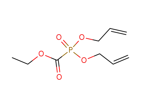 Molecular Structure of 59682-16-5 (Phosphinecarboxylic acid, bis(2-propenyloxy)-, ethyl ester, oxide)
