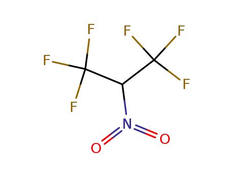 Molecular Structure of 13071-90-4 (Propane, 1,1,1,3,3,3-hexafluoro-2-nitro-)