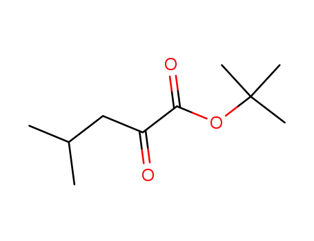 Molecular Structure of 75716-87-9 (Pentanoic acid, 4-methyl-2-oxo-, 1,1-dimethylethyl ester)