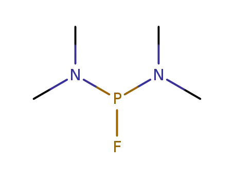 Molecular Structure of 1735-82-6 (Bis(dimethylamino)fluorophosphine)