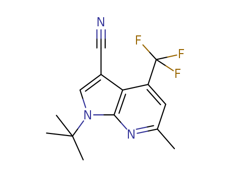 1H-Pyrrolo[2,3-b]pyridine-3-carbonitrile, 1-(1,1-dimethylethyl)-6-methyl-4-(trifluoromethyl)-