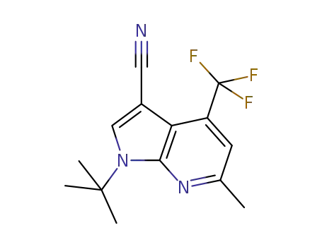 1H-Pyrrolo[2,3-b]pyridine-3-carbonitrile, 1-(1,1-dimethylethyl)-6-methyl-4-(trifluoromethyl)-