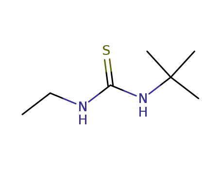 Molecular Structure of 14326-97-7 (Thiourea, N-(1,1-dimethylethyl)-N'-ethyl-)