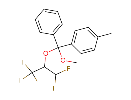 Benzene,
1-[[1-(difluoromethyl)-2,2,2-trifluoroethoxy]methoxyphenylmethyl]-4-meth
yl-