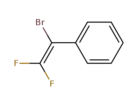 Molecular Structure of 74492-30-1 (Benzene, (1-bromo-2,2-difluoroethenyl)-)